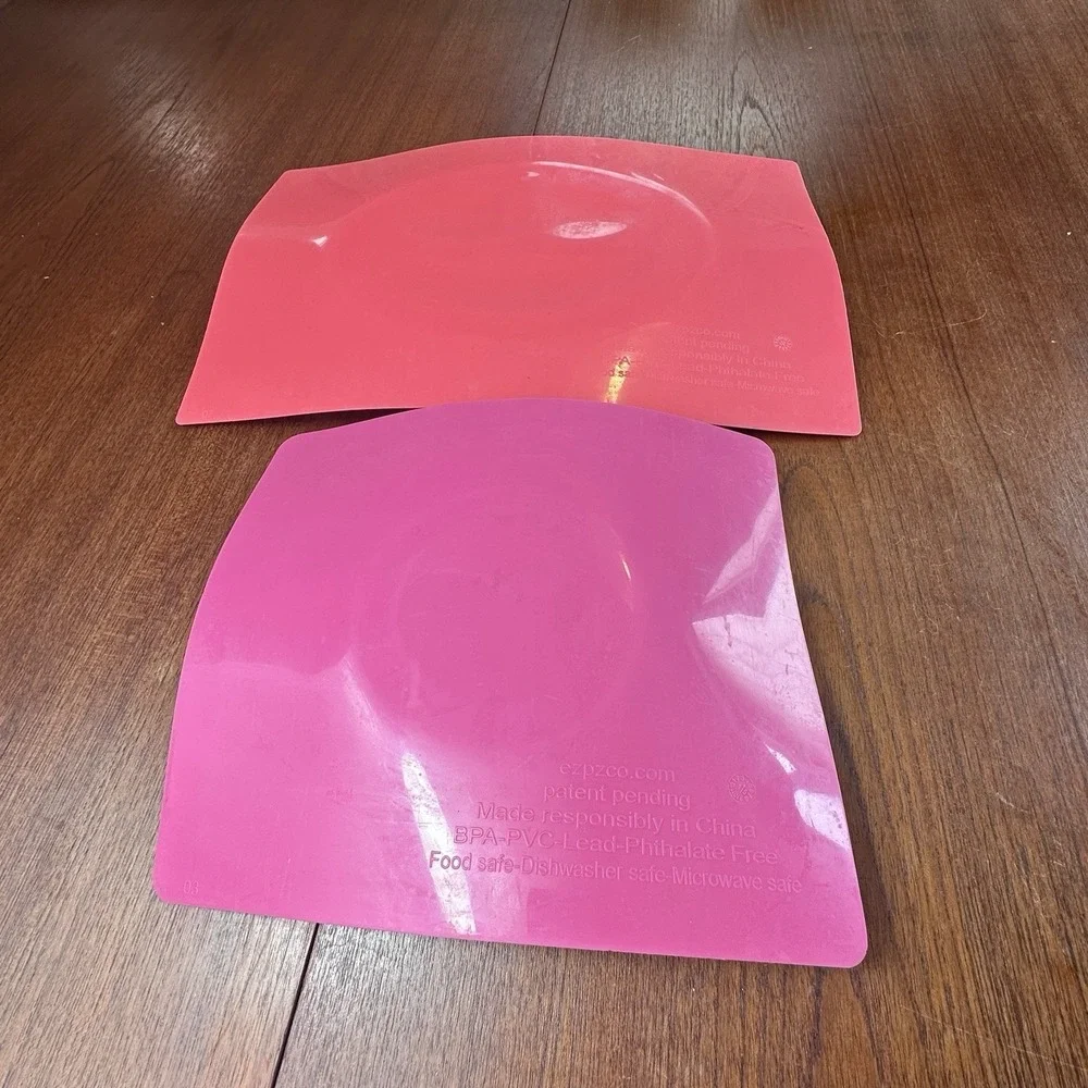 EZPZ Mini Mats 100% Silicone Plate & Bowl w/‎ Built-in Placemats